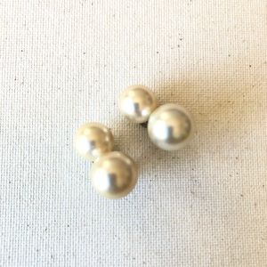 Vintage Clip-on Faux Pearl Earrings